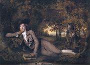 Joseph wright of derby Sir Brooke Boothby oil painting artist